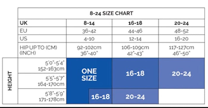 Black Fishnet Tights - sizes 4-20