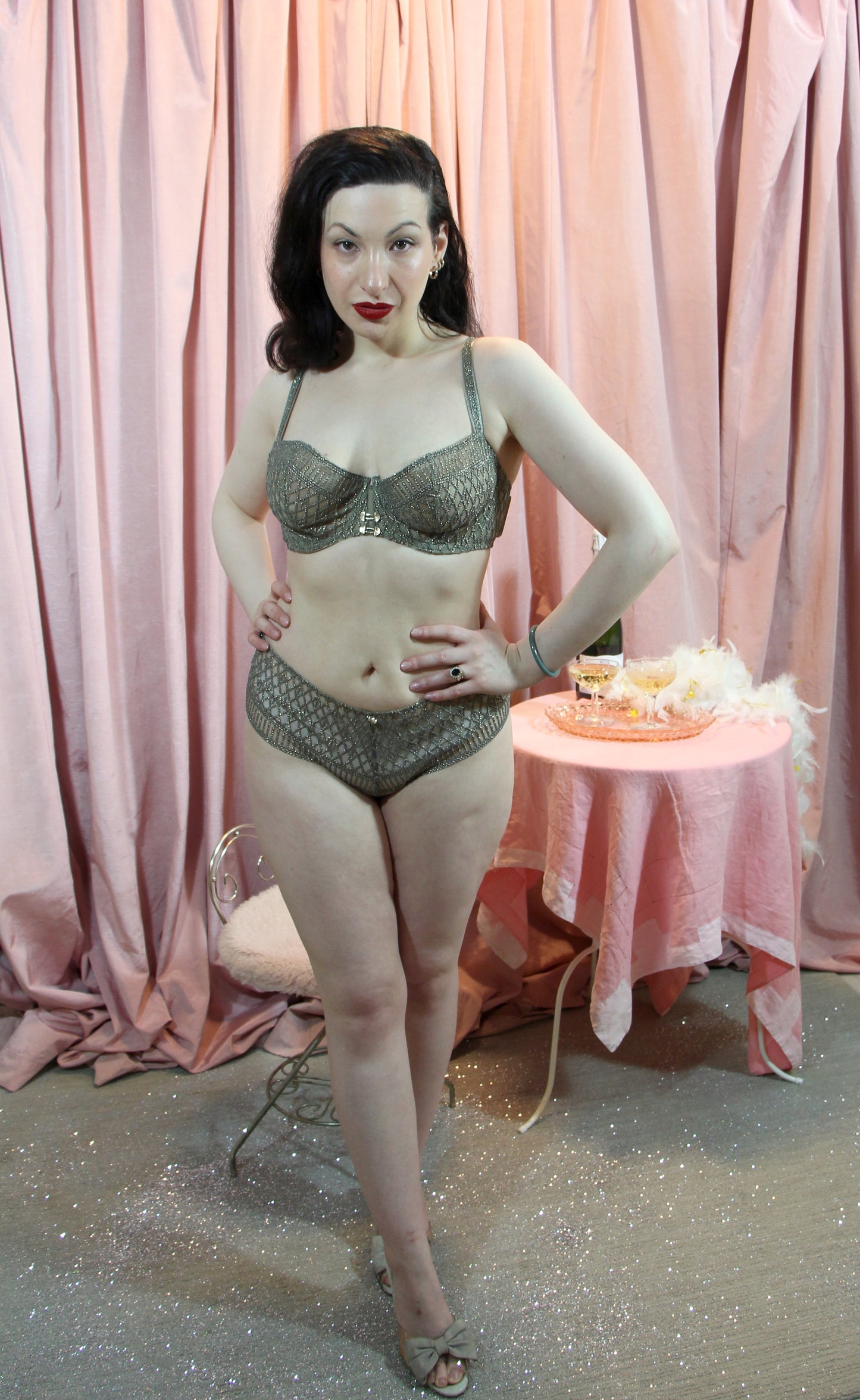 Stardust Dream Half Cup Bra in Nile Green By Aubade - 32-40 B-F (EURO)