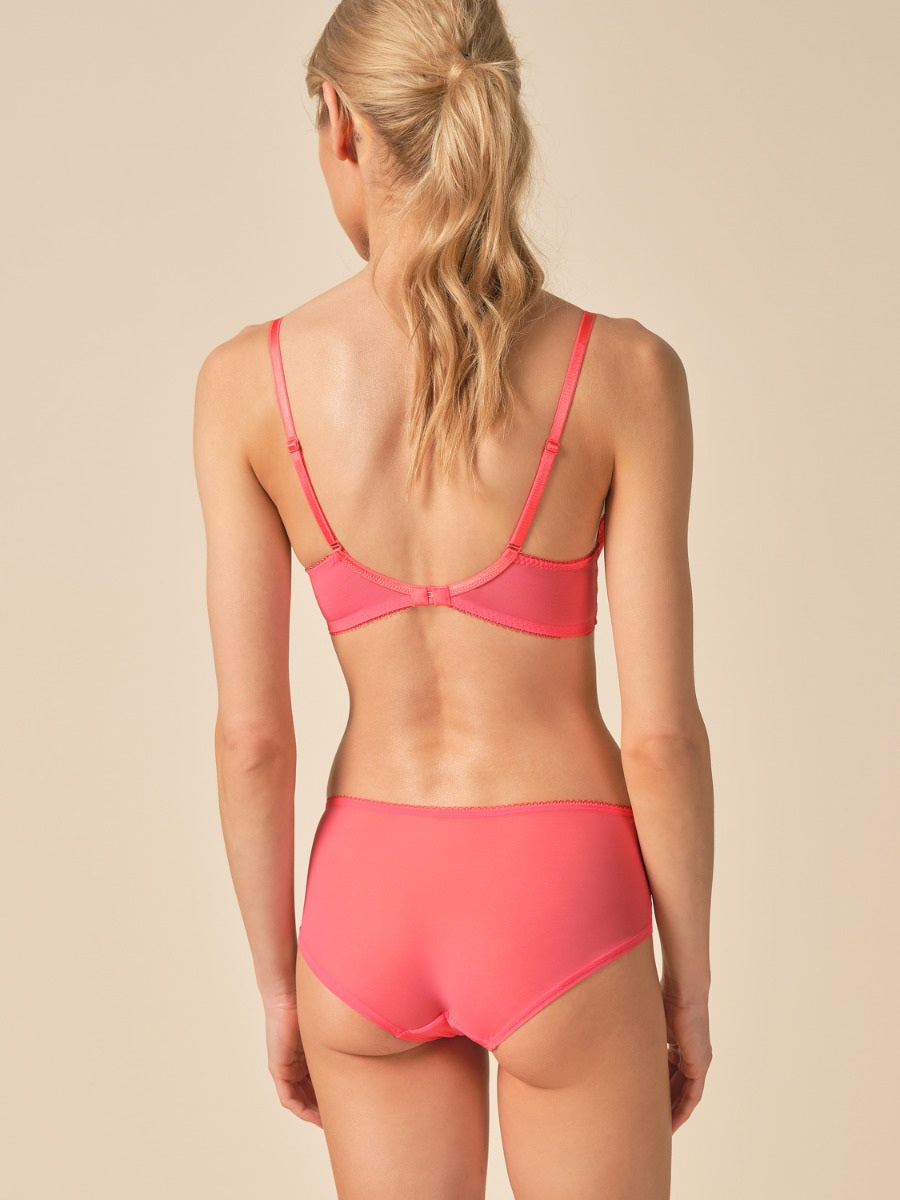 Superboost Lace Shorty In Sugar Coral By Gossard- XS