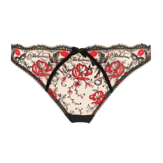 Novelteese Thong  By Dita Von Teese Lingerie - sizes XS-XL