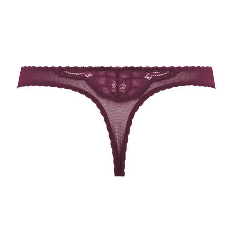 Cora Thong In Bordeaux By Dita Von Teese Lingerie - XS-L