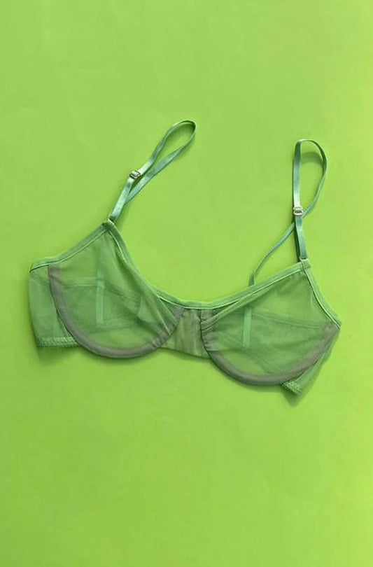 Whisper Underwire Bra in Cucumber By Only Hearts Lingerie - XS-XL