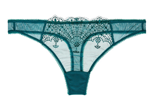Fantastique In Shady Spruce Thong By Dita Von Teese - sizes XS - L