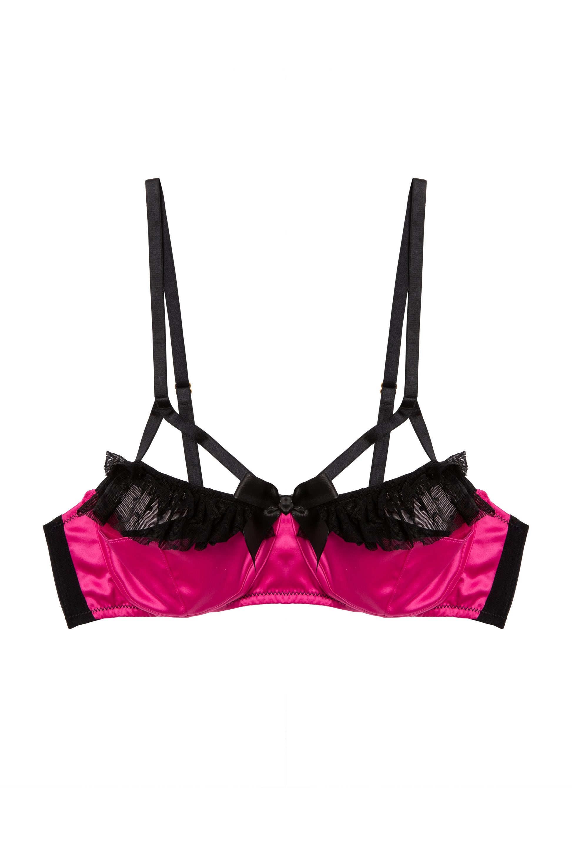 Pink and Black Lace Foam Cup Bra - Life of a Fairy Bra Mother