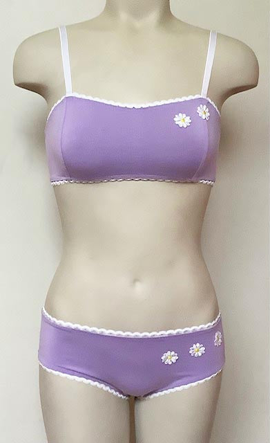 Cute panties with daisies - pinup - Made in Canada - Gigi's