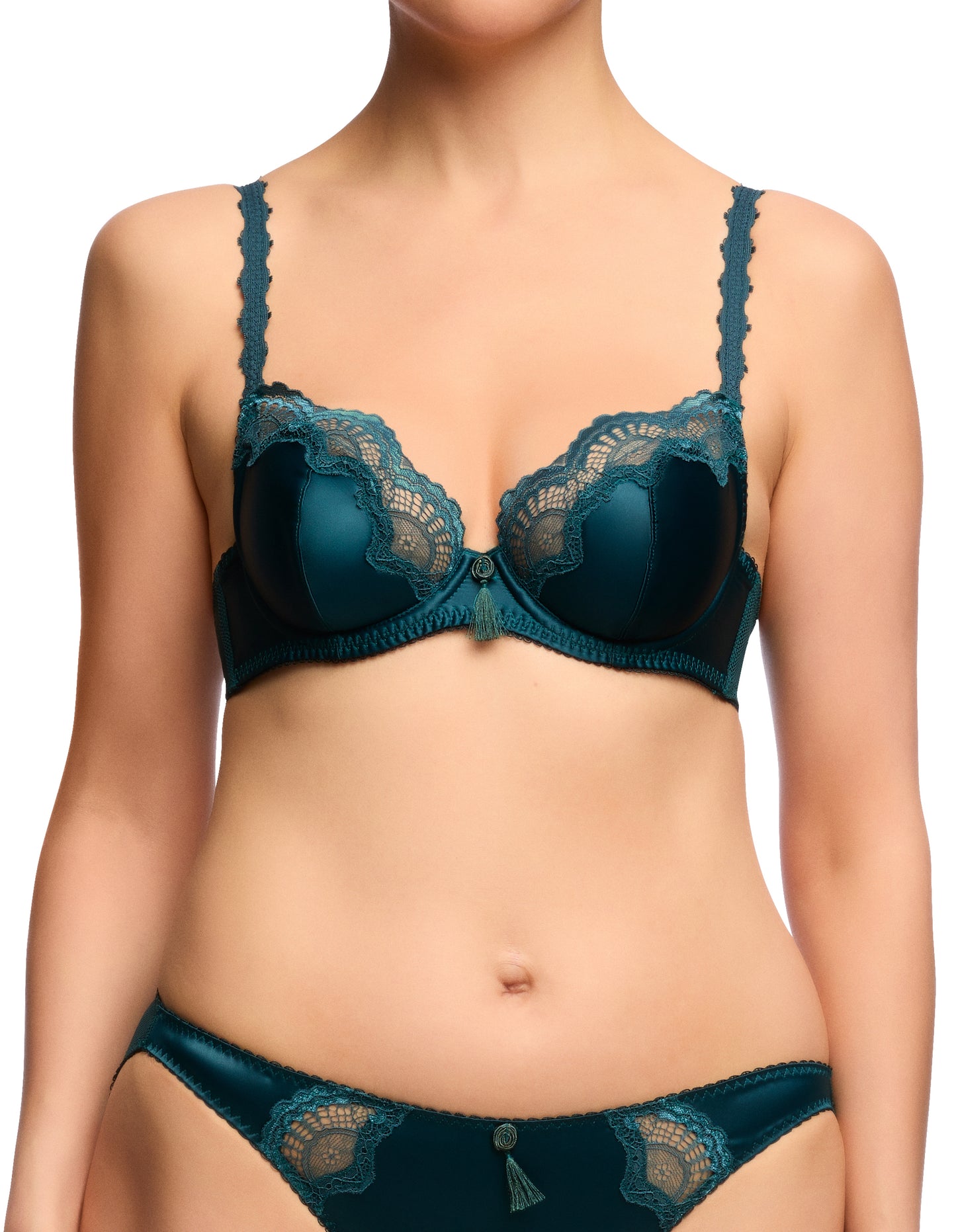 Star Lift Balconette Bra in Eden Green By Dita Von Teese - 32F