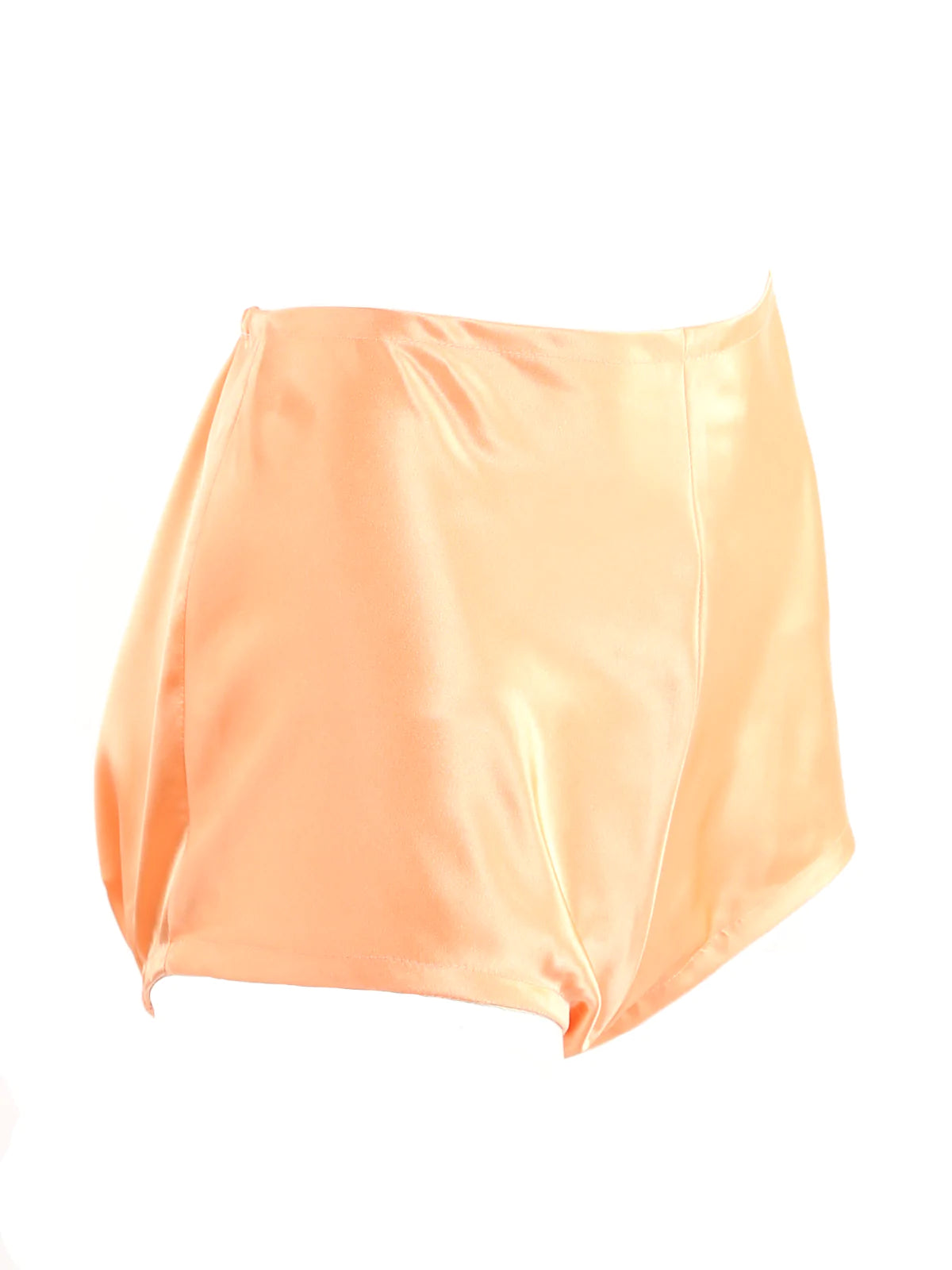 Assiette Satin Bloomers - Black and Peach - sizes S-5X