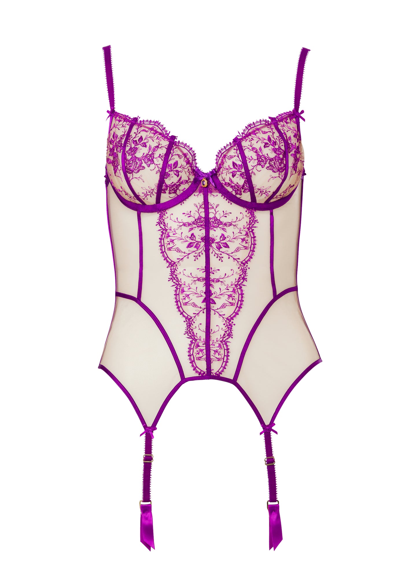 Femmoiselle Bustier In Shocking Violet By Dita Von Teese - 32B, 34DD + 36DD