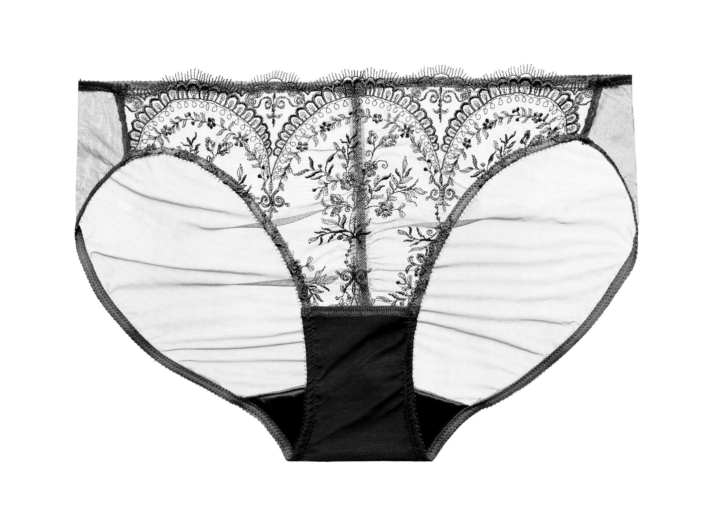 Dita Von Teese Severine Bikini Brief in Black - XS