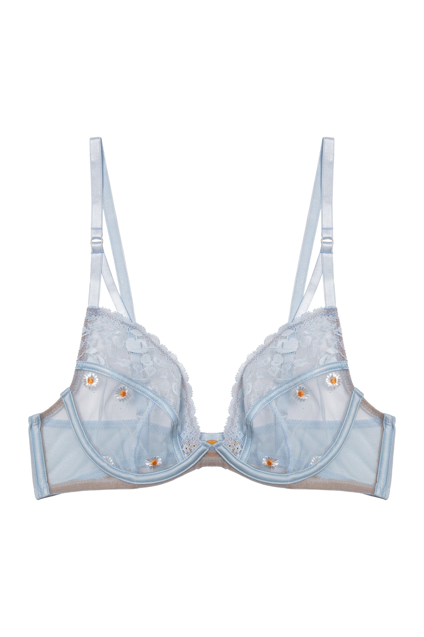 Daisy Embroidery Bra - 34-36 B-F (UK sizes)