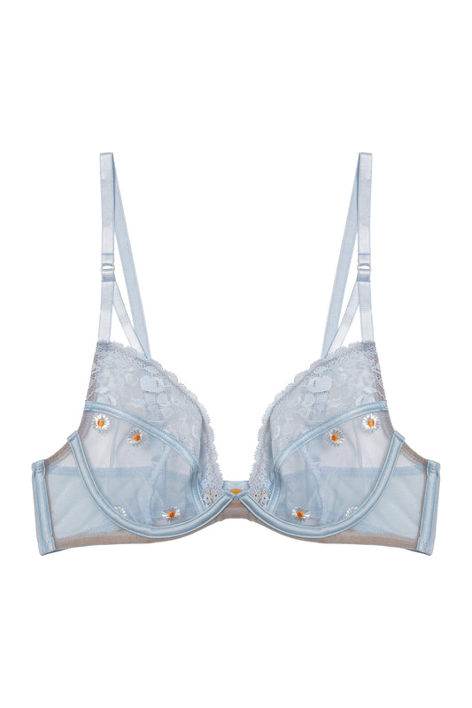 Daisy Embroidery Bra - 34-36 B-F (UK sizes)