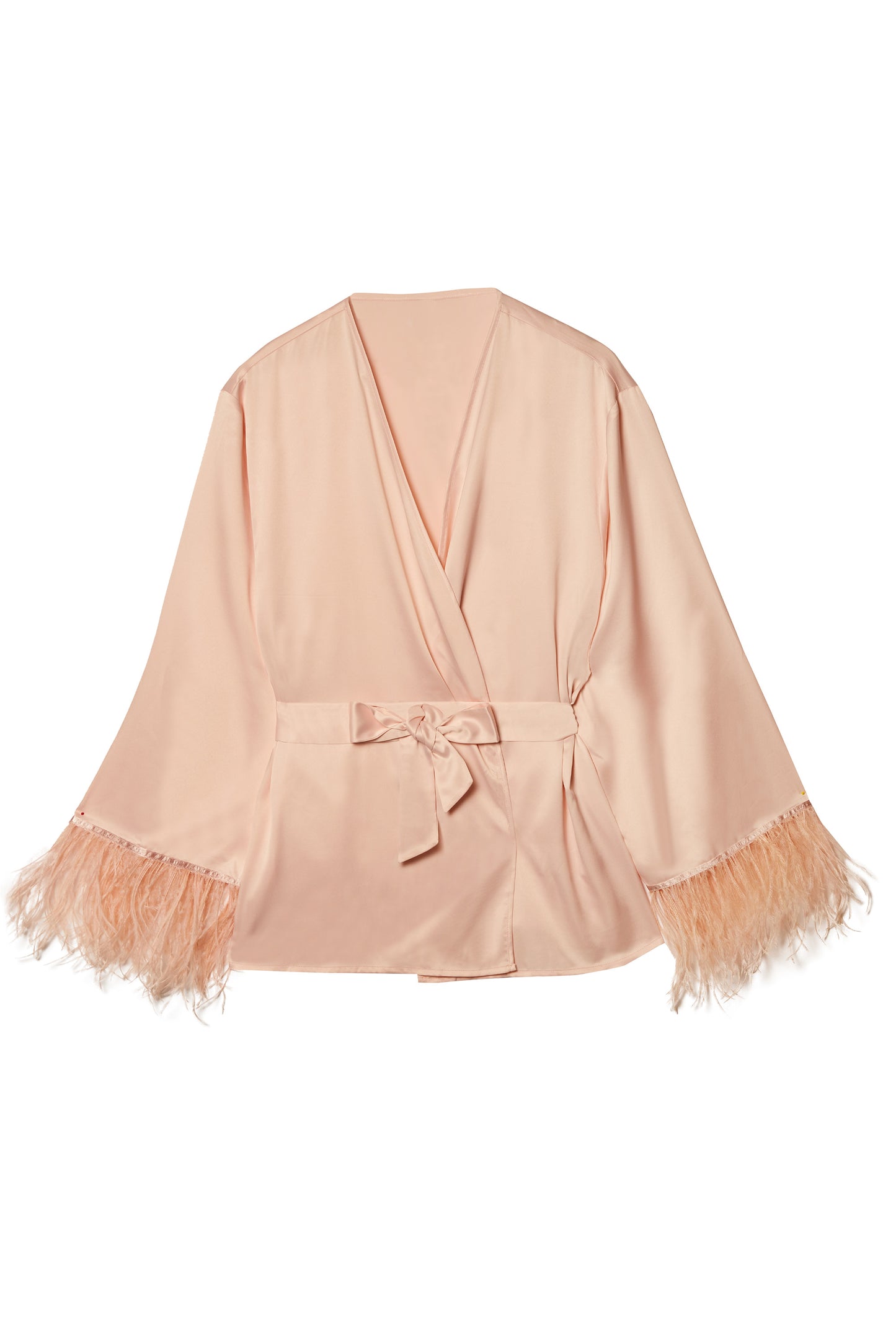 Cassiopeia Blush Pink Satin Robe - sizes 6-22