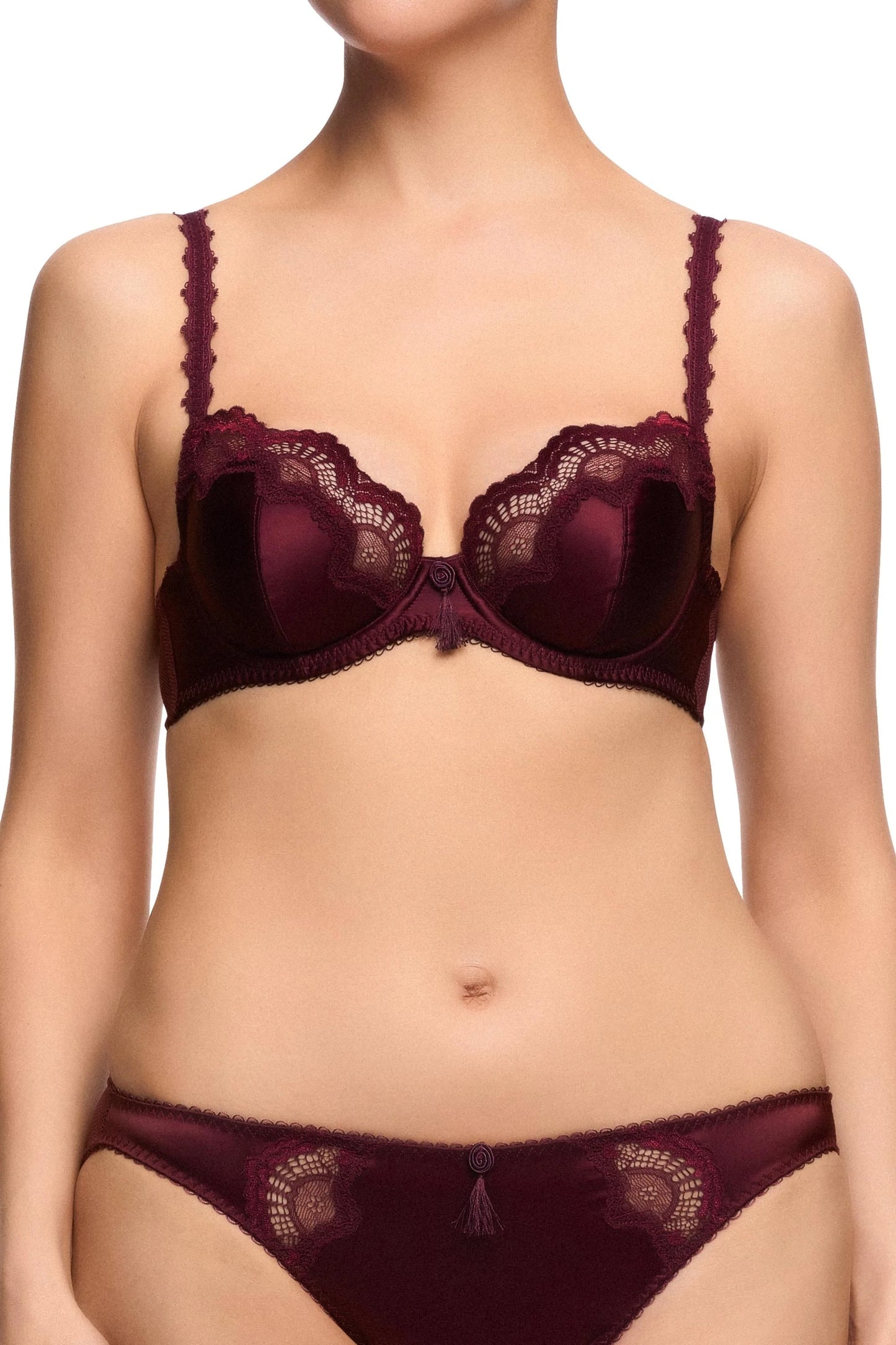 Star Lift Balconette Bra in Plum By Dita Von Teese - 32-38B + 32-36 C-F