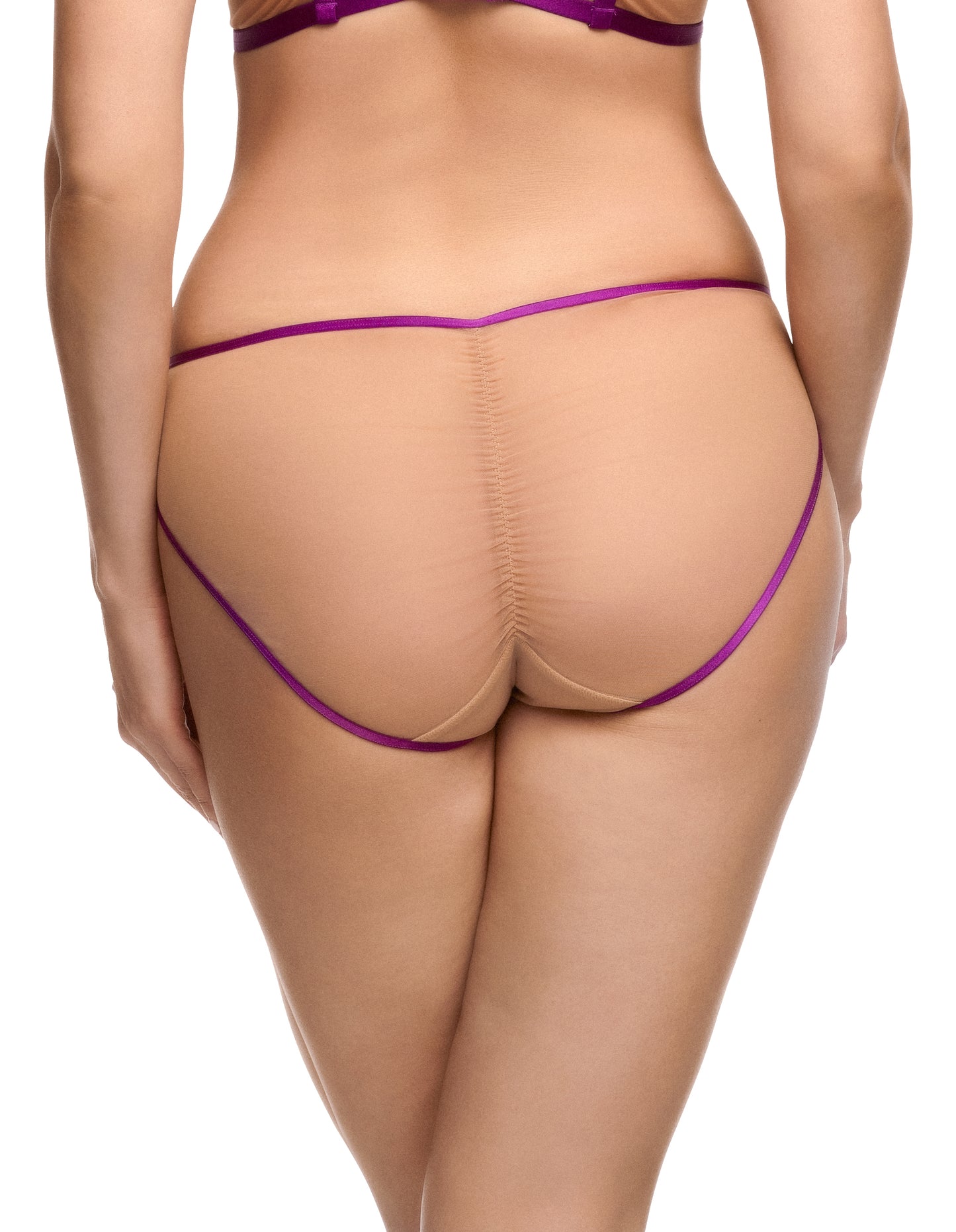 Femmoiselle Bikini Brief In Shocking Violet By Dita Von Teese - sizes XS + S