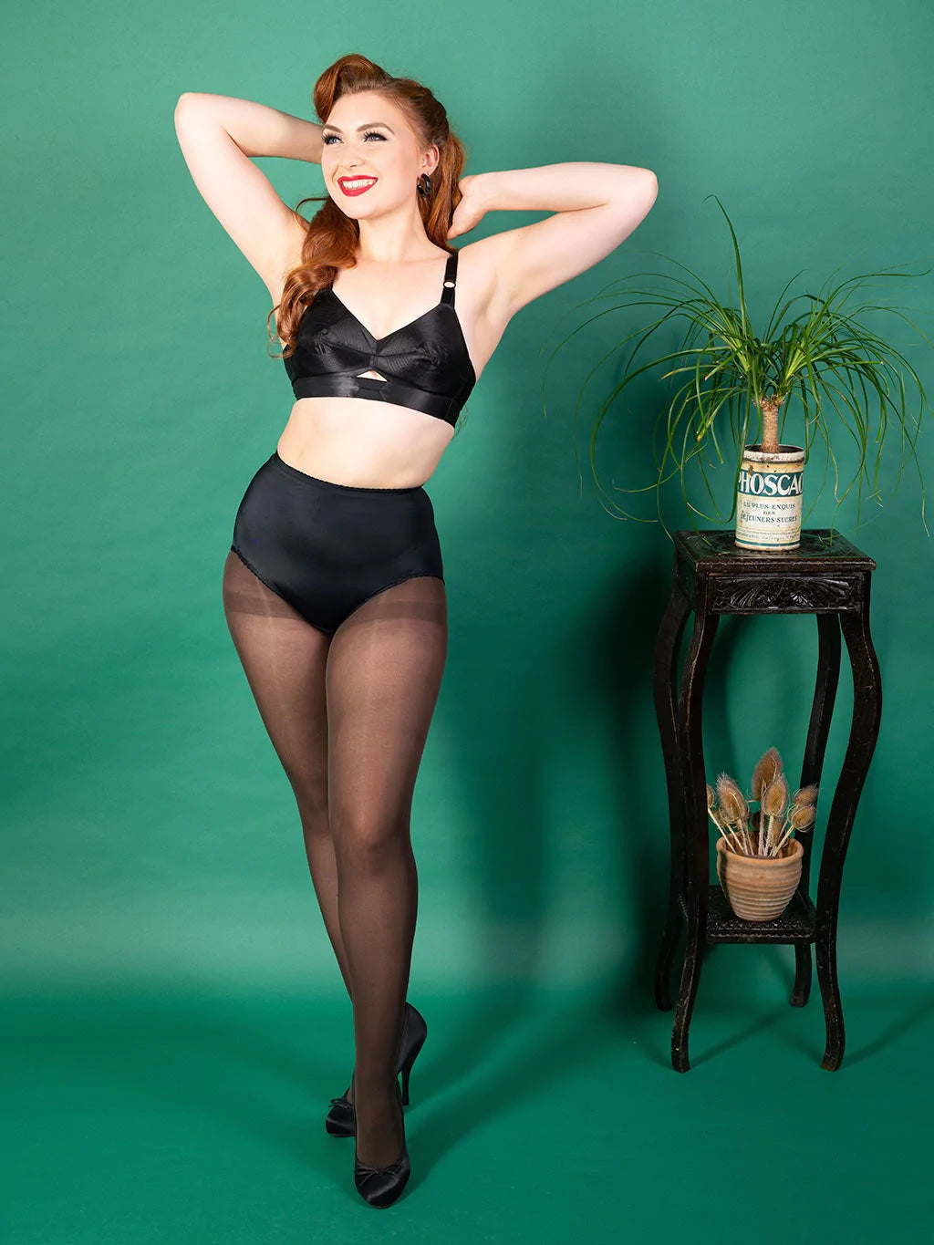 Chocolate Opaque Tights - S/M, M/L + CURVE