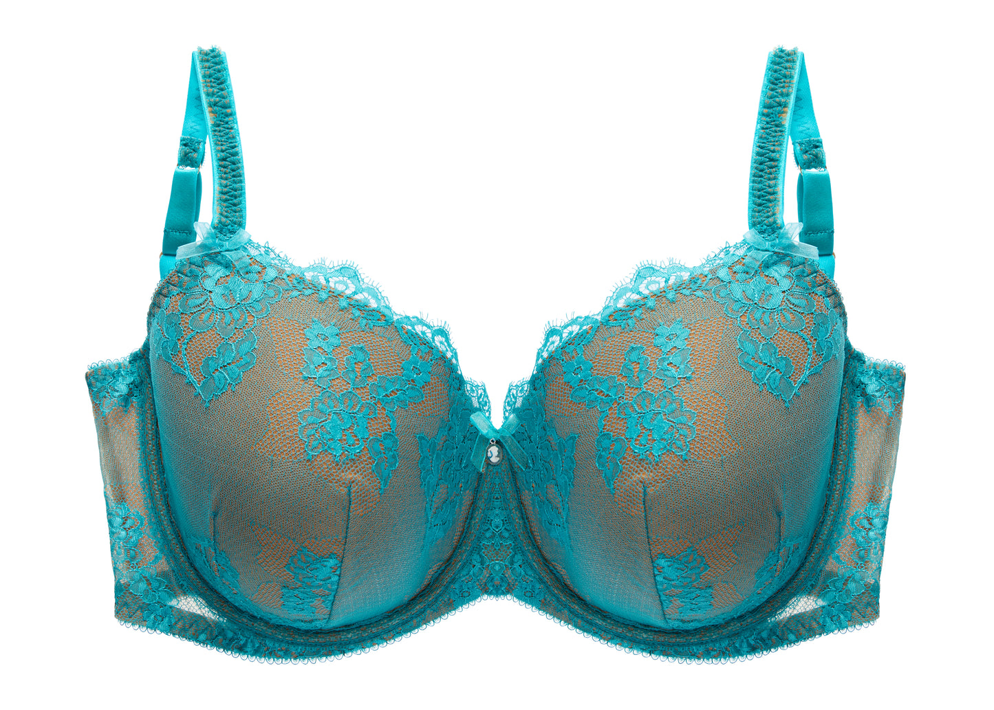 Savoir Faire Curve Bra In Turquoise By Dita Von Teese - 38D-44G