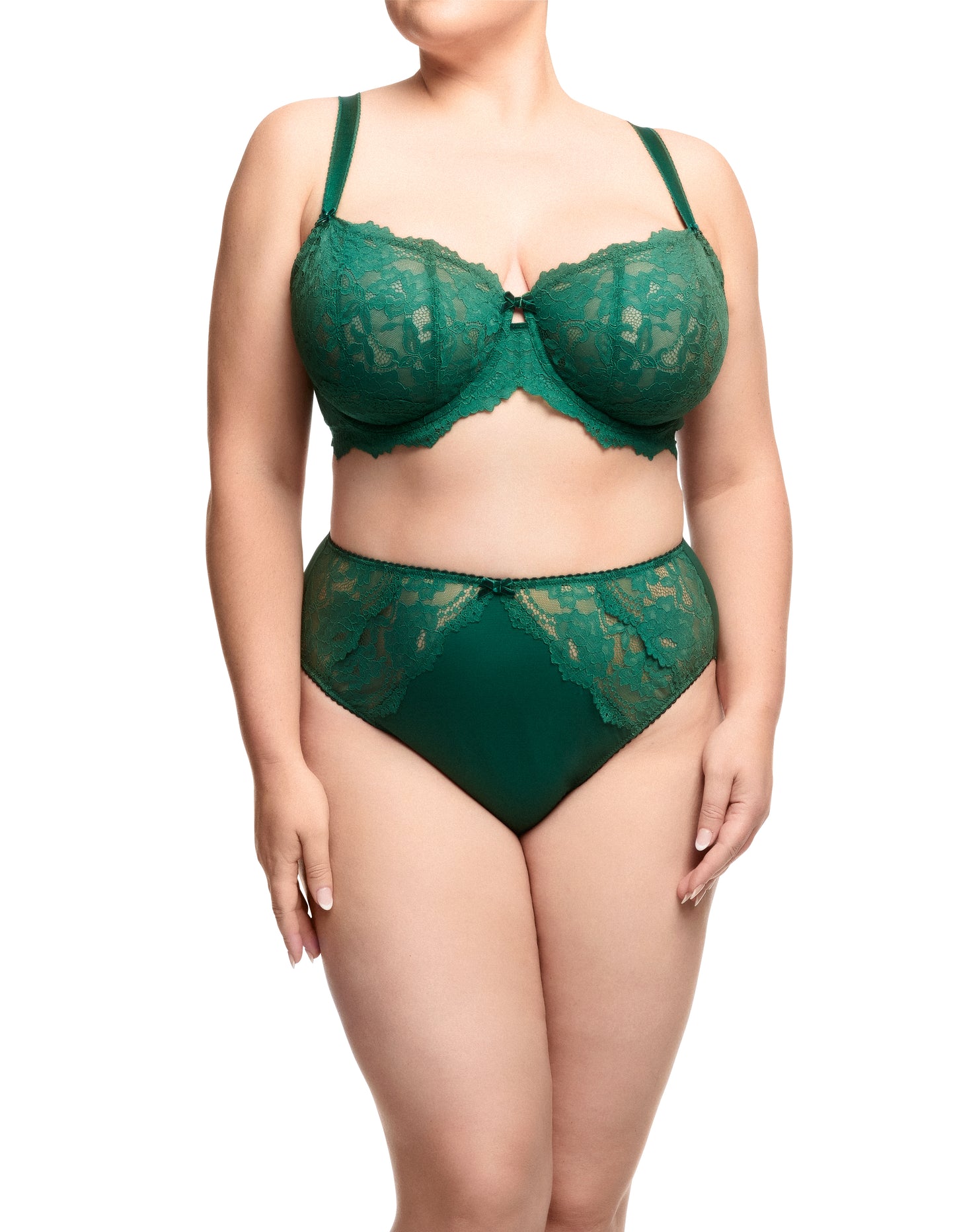 Cora Full Brief In Juniper By Dita Von Teese Lingerie - 2X