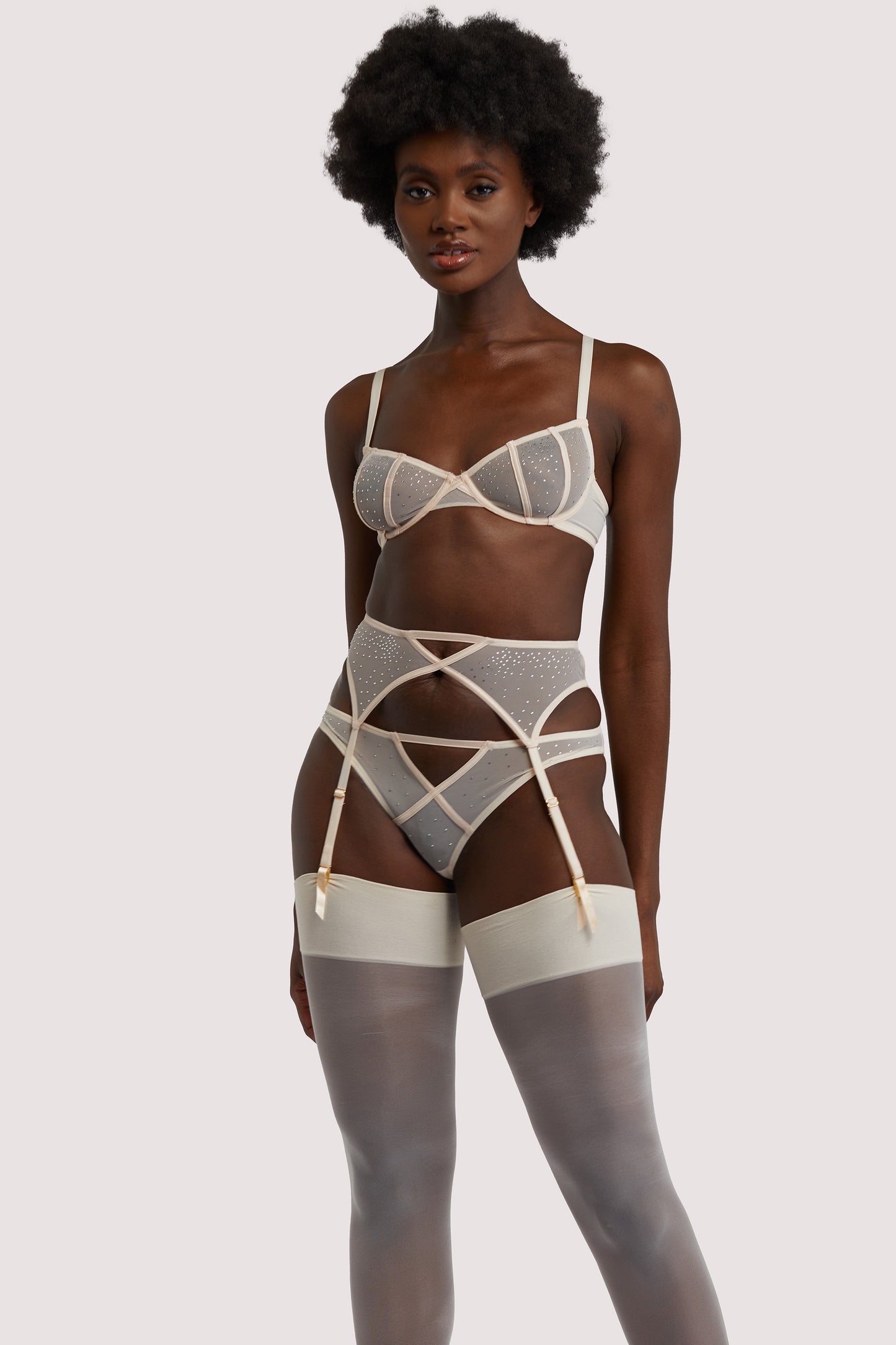 Nola Diamante Suspender Belt- sizes 4-20