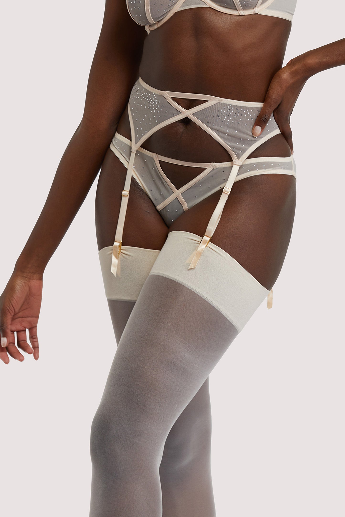 Nola Diamante Suspender Belt- sizes 4-20