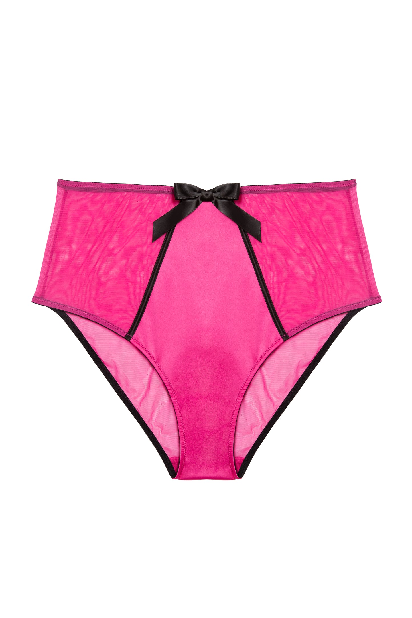 Inga Pink Ruffle High Waisted Brief - sizes 4-16