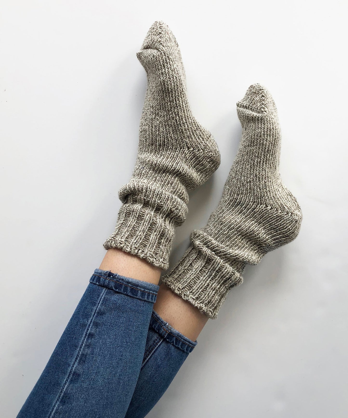 Granola Wool Sunday Socks By OkayOk