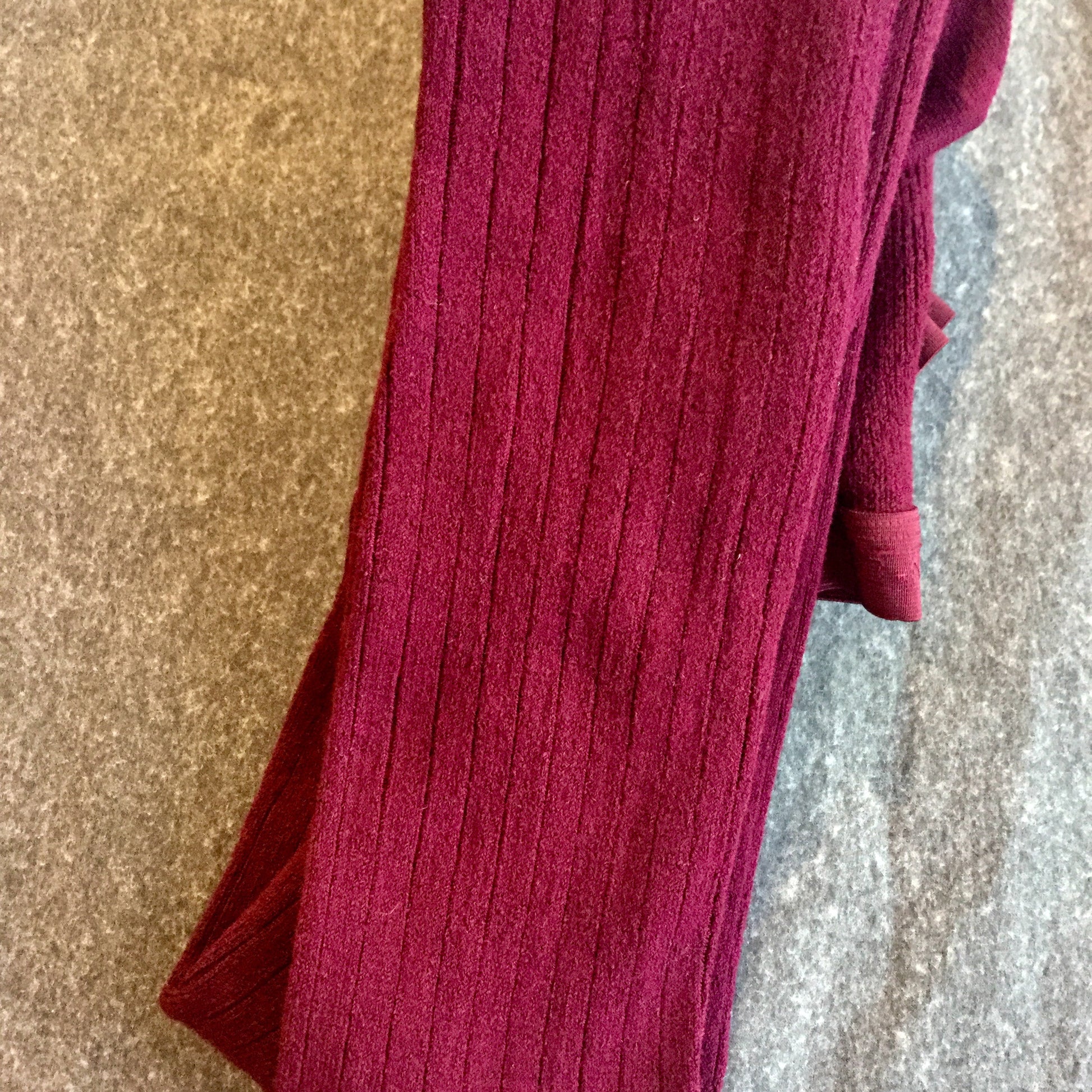 Cable knit merino blend tights