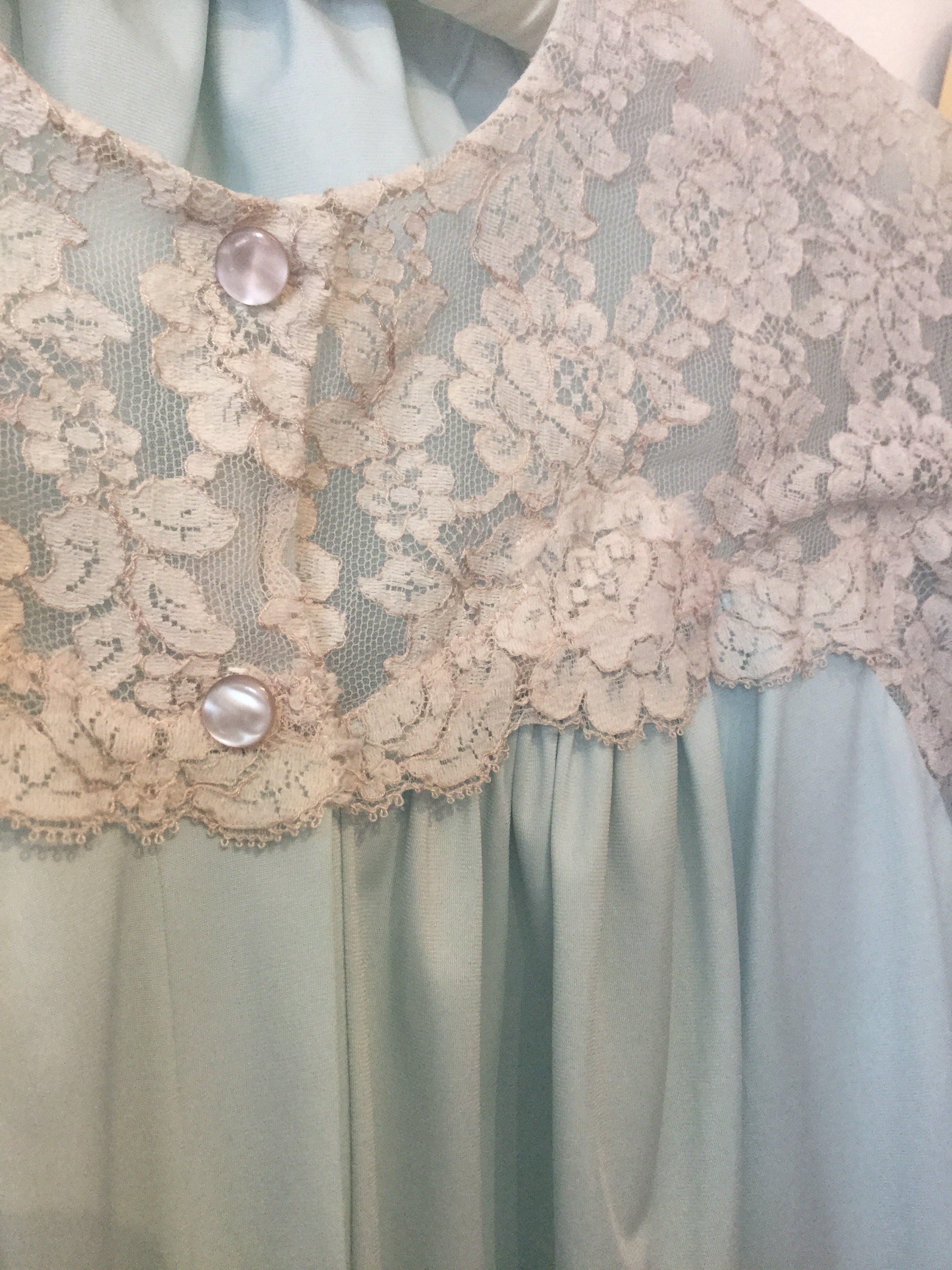 Lace shop bed jacket