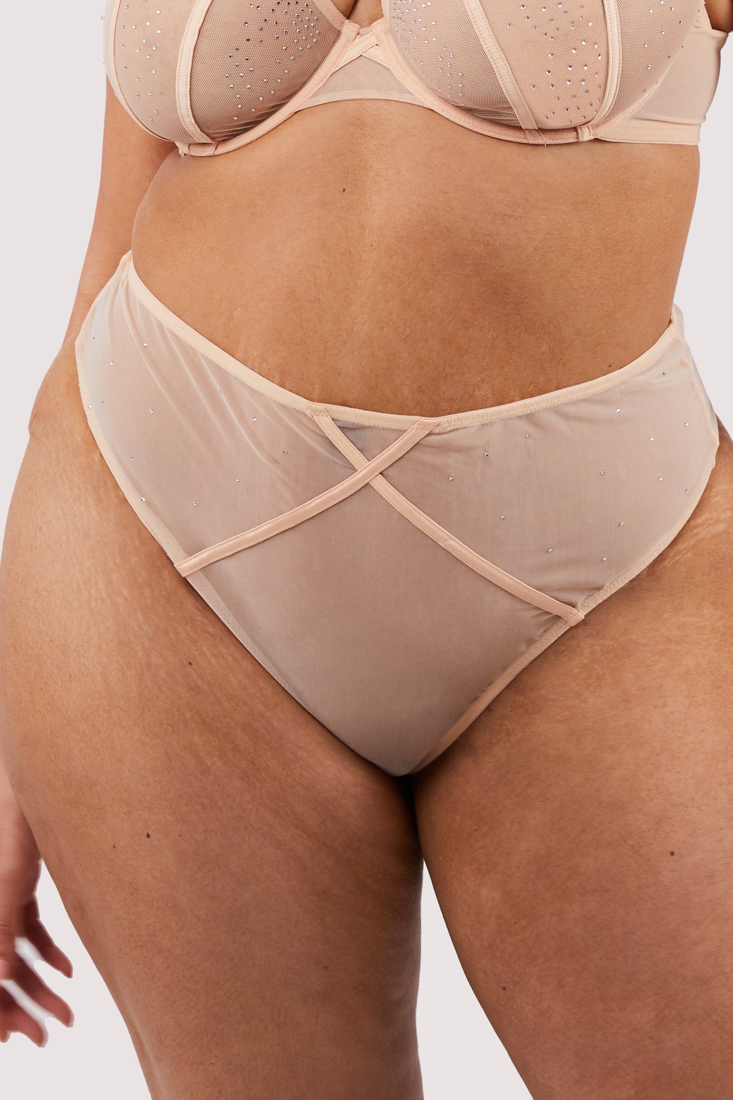 Nola Diamante High Waist Thong - sizes 4-20