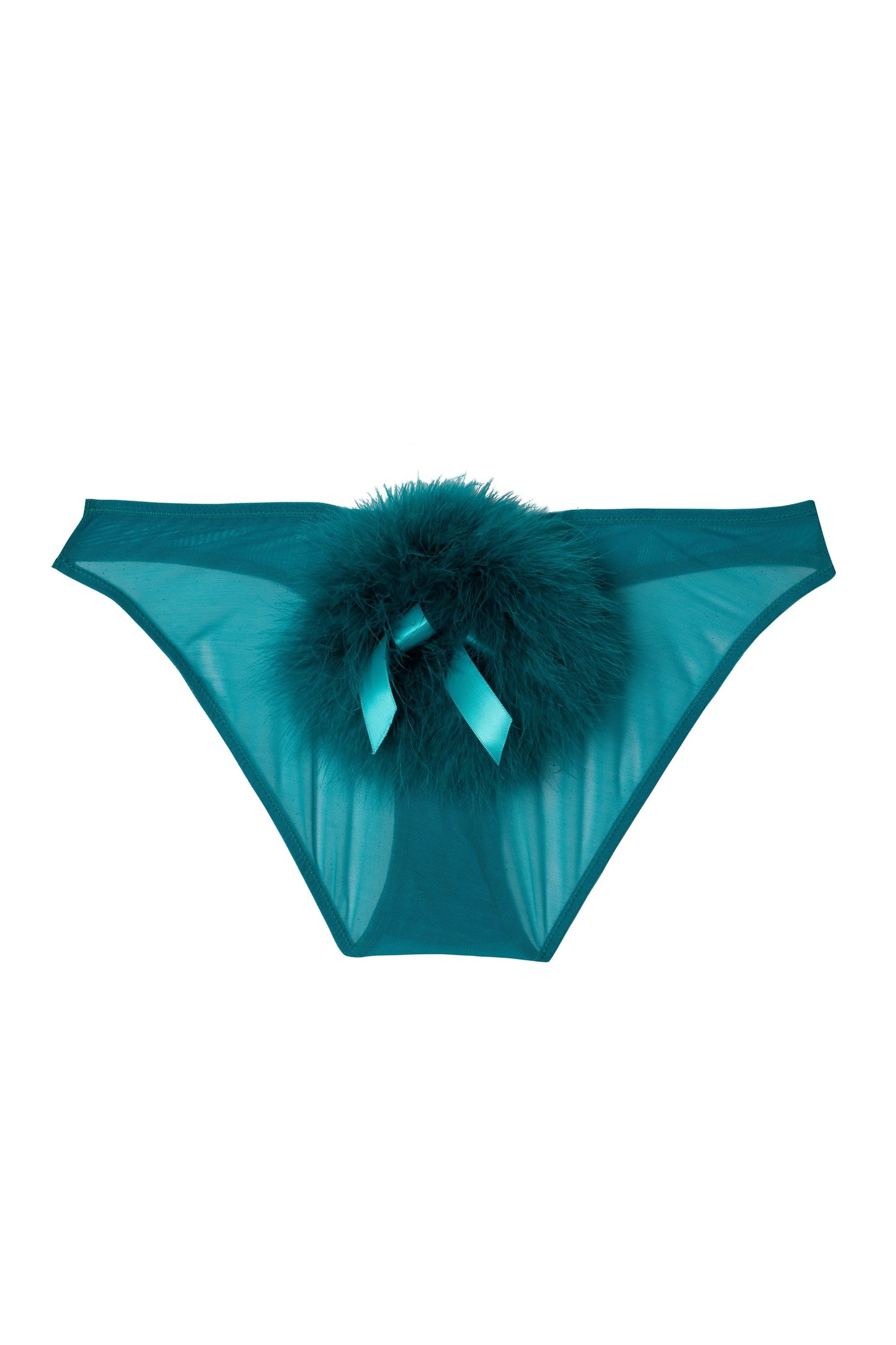 Teal Powder Puff Brief - sizes 4-14