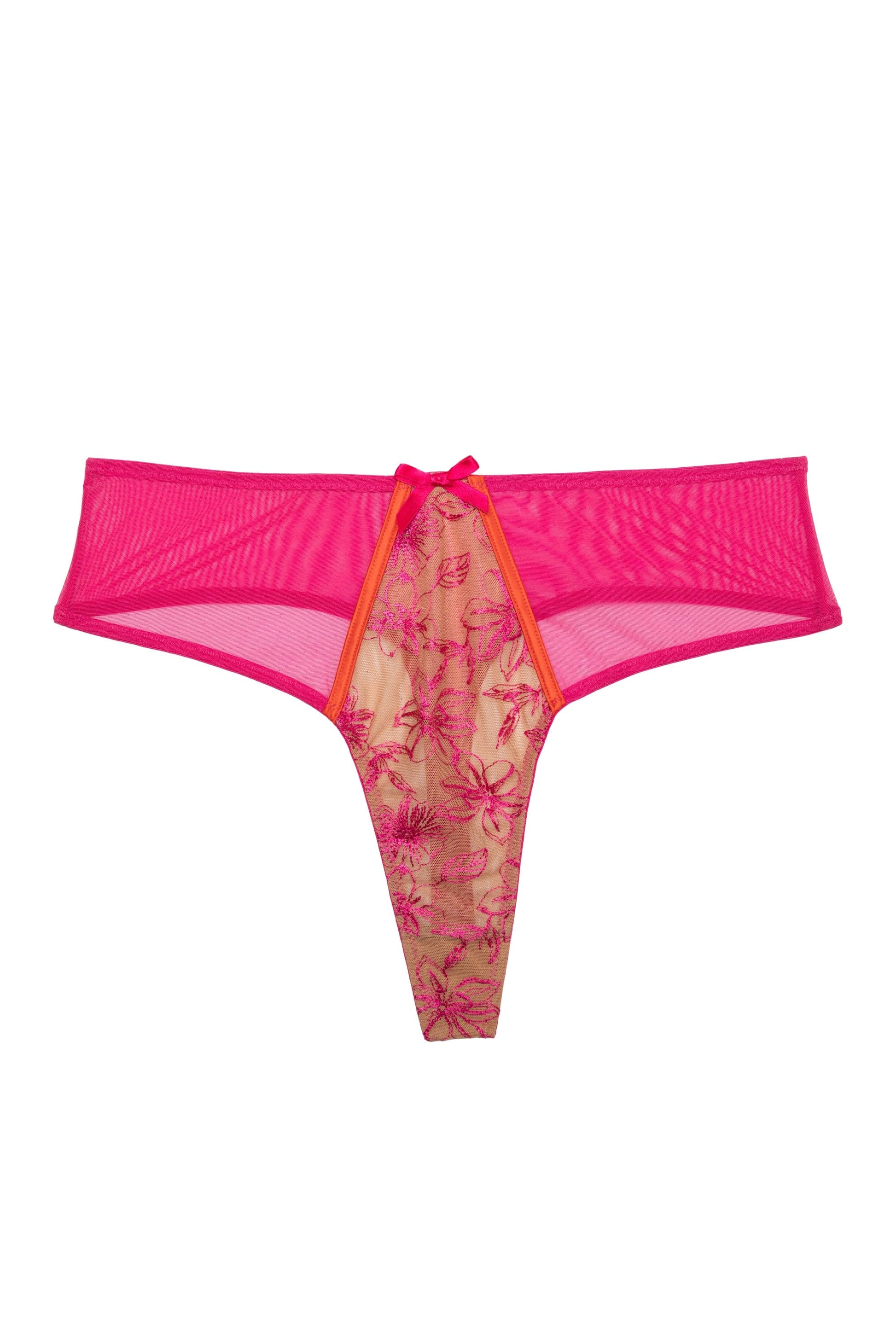 Olivia Pink Embroidery Lingerie - Toronto Lingerie - Playful