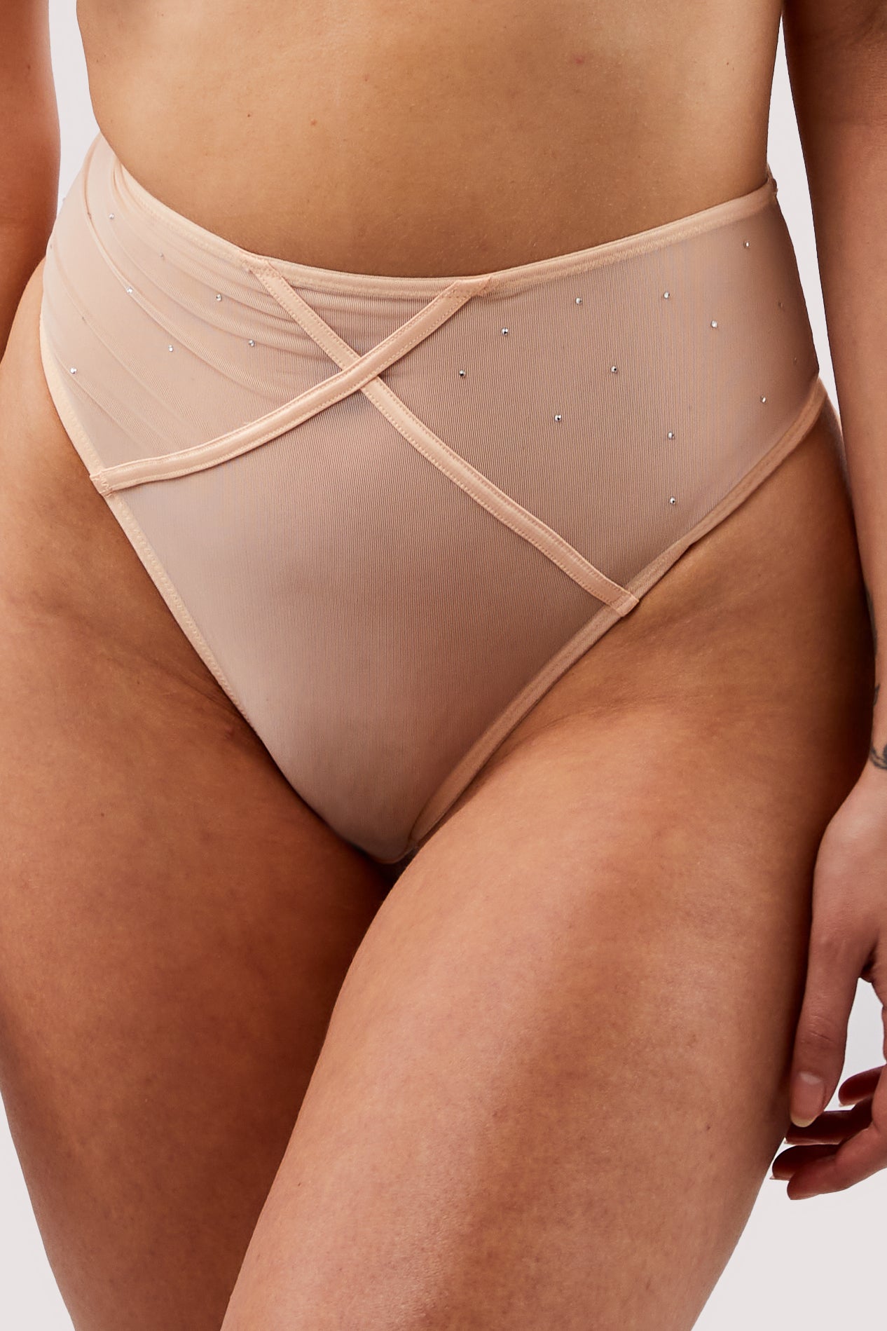 Nola Diamante High Waist Thong - sizes 4-20