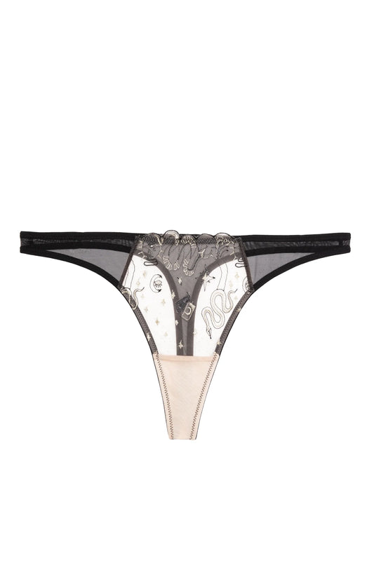 Anna Mystical Embroidery Thong - sizes 4-12